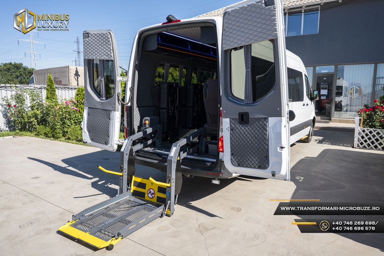 Trepte acces microbuz mercedes Sprinter