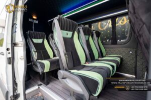 Scaune premium Mercedes Sprinter Minibus Luxury by Cristi