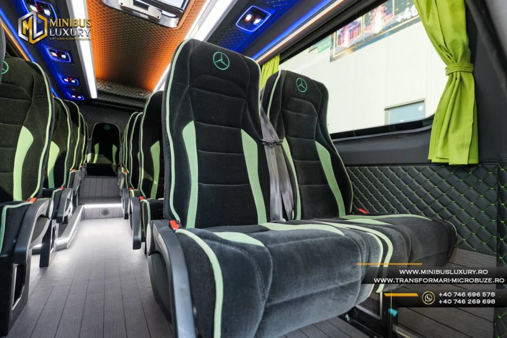 Transformare Mercedes Sprinter 19+1+1 Bucuresti by MiniBus Luxury