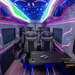 Conversie microbuze mercedes sprinter facuta de firma Minibus Luxury