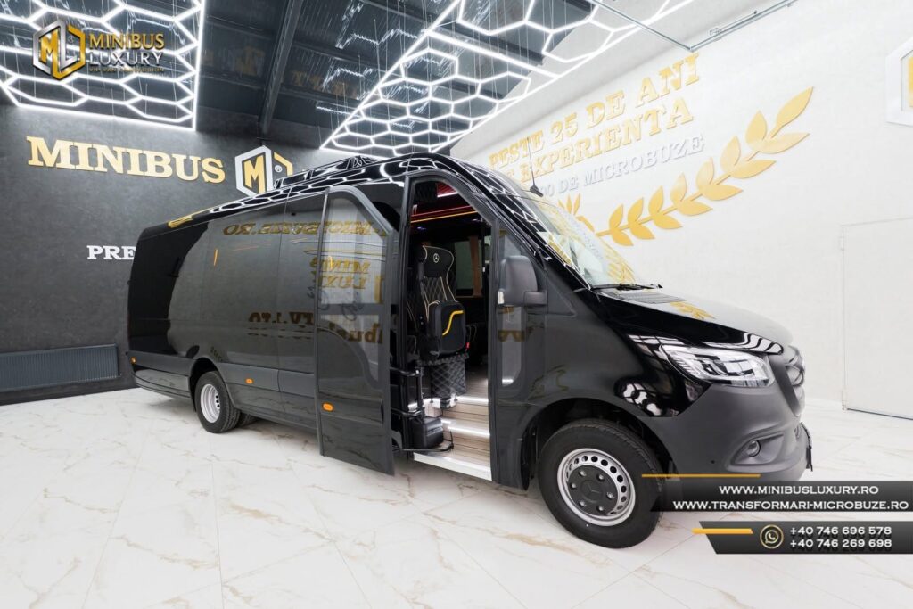 Transformare microbuz transport persoane dizabilitati Minibus Luxury