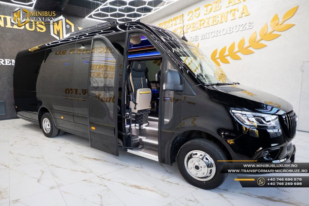 Transformari si conversii microbuze premium facute de firma Minibus Luxury by Cristi